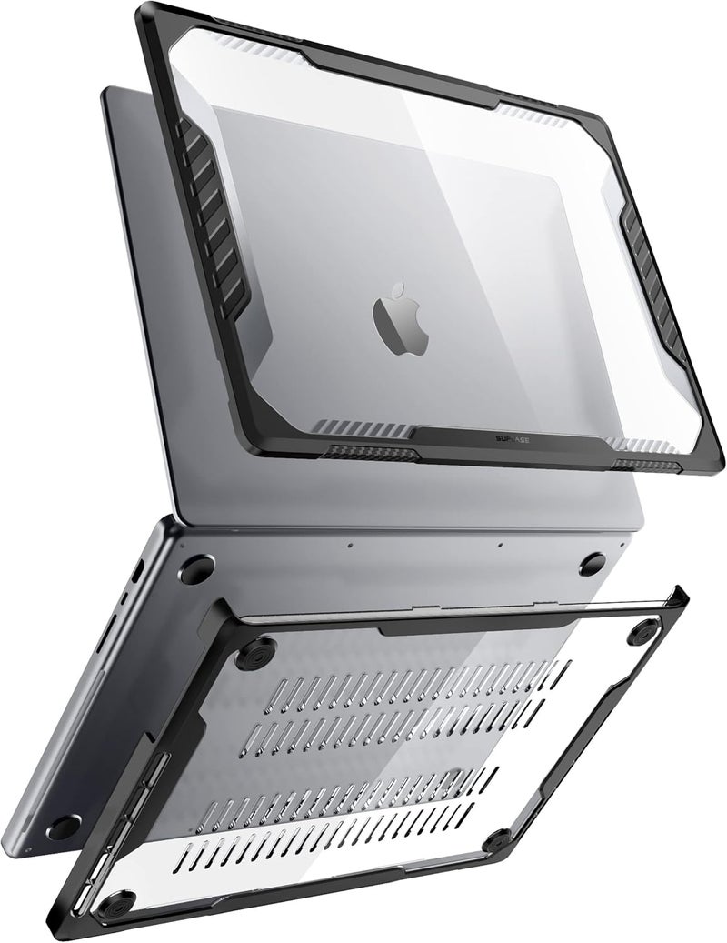 SupCase for MacBook Pro 14 Inch Case 2025-2021 (Unicorn Beetle), M5/M4/M3/M2/M1 Pro/Max A3434 A3185 A3401 A3112 A2918 A2992 A2779 A2442 Rugged Hard Shell Protective Cover for MacBook Pro 14", Black - Image 3